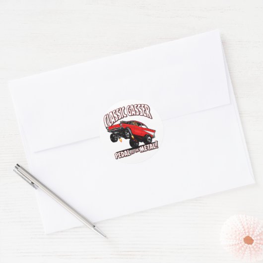 57 GASSER Flair Ronde Sticker (Envelop)
