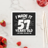 57 Jaar Oud Sarcastisch Meme Grappig 57e Verjaarda Servet (Insitu)