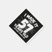 57 Jaar Oud Sarcastisch Meme Grappig 57e Verjaarda Servet (Hoek)