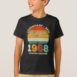 57 jaar oude Bday 1968 Geweldige 57e verjaardagsca T-shirt