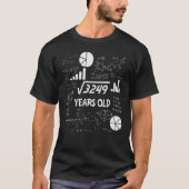 57 jaar oude dagelijkse Wiskunde leraar 57e geboor T-shirt (Voorkant)