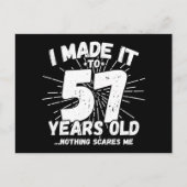 57 Jaar Oude Sarcastische Meme Leuk 57ste Verjaard Briefkaart (Voorkant)