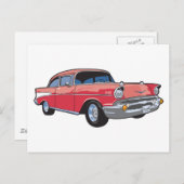 57 klassieke Auto Briefkaart (Voorkant / Achterkant)