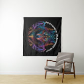 57" x 57" wandtapijt wandkleed (In Situ (horizontaal))