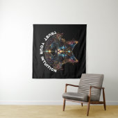 57" x 57" wandtapijt wandkleed (In Situ (horizontaal))