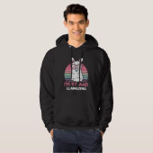 57 Year Old Bday Llamazing 57th Birthday Llama Hoodie (Voorkant volledig)