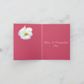 57e bruiloft Jubileum Kleurrijke Polyanthus Kaart (Binnen)