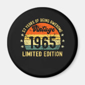 57e verjaardag  1965 beperkte uitgave magneet (Voorkant)