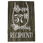 57e verjaardag: Fancy, Faux Hood Kijk + Aangepaste Medium Cadeauzakje (Voorkant)