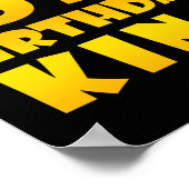 57e verjaardag Gift voor de 57-jarige Birthday Kin Poster (Hoek)