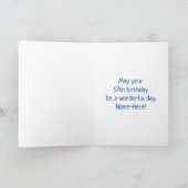 57e verjaardag: kleurrijke muzieksymbolen + regenb kaart (Binnen)