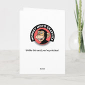 57e verjaardag niet vrijmaken kaart (Achterkant)