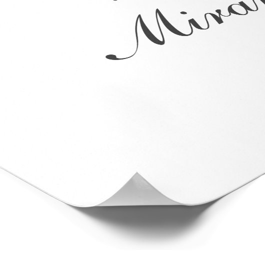 57e verjaardag nummer 57 aangepaste fotocollage poster (Hoek)