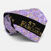 57e verjaardag stropdas (Opgerold)