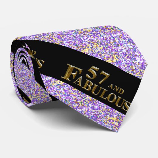 57e verjaardag stropdas (Opgerold)