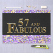 57e verjaardag tissuepapier (Craft)