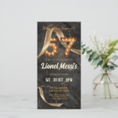 57e verjaardag uitnodiging (Staand voorkant)