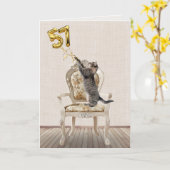 57e verjaardag van de ballonnen en de kat van de t kaart (Gele Bloem)