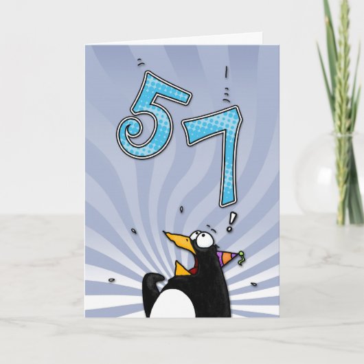 57ste Verjaardag - de Kaart van de Verrassing van (Voorkant)