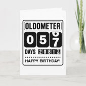 57th Birthday Oldometer Kaart (Voorkant)