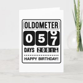 57th Birthday Oldometer Kaart