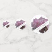 57th Wedding Jubileum Pink Rhododendron Confetti (Achterkanten)