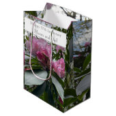 57th Wedding Jubileum Pink Rhododendron Medium Cadeauzakje