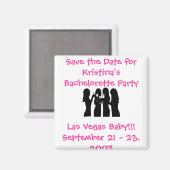 58192, Save the Date for Kristina's Bachelorette ( Magneet (Voorkant / Achterkant)