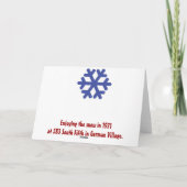 583 met verlichting feestdagen kaart (Achterkant)