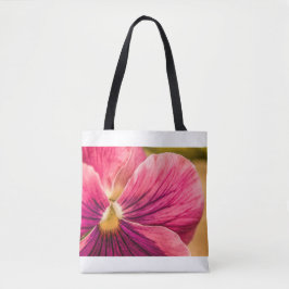 5880-Red Pansy Tote Bag