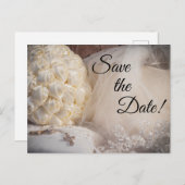 5882-Boeket met ringen, kruis, sluier Briefkaart (Voorkant / Achterkant)