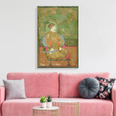 58.20/25A Portret van Sultan Abdullah Qutb Shah se Canvas Afdruk (Insitu (Woonkamer))