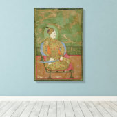 58.20/25A Portret van Sultan Abdullah Qutb Shah se Canvas Afdruk (Insitu (Houten vloer))