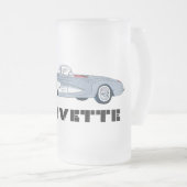 "58 Corvette Matglas Bierpul (Voorkant rechts)