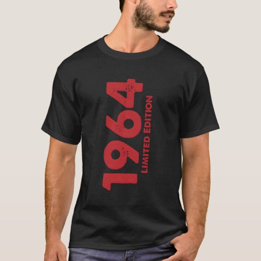 58 Geboren in 1964 editie T-shirt (Voorkant)