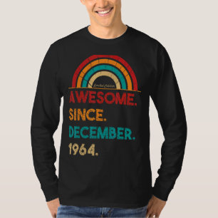 58 jaar Geweldige sinds december 1964 58e geboorte T-shirt