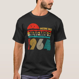 58 jaar oud Geweldige sinds november 1964 58 jaar T-shirt