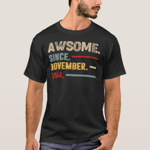 58 jaar oud Geweldige sinds november 1964 58 jaar  T-shirt