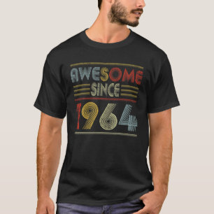 58 jaar oude geschenken Geweldige sinds 1964 Retro T-shirt
