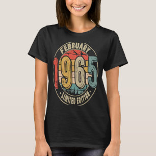 58 jaar Oude Geweldige februari 1965 58e bi T-shirt