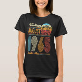 58 jaar Oude  verjaardag augustus 1965 Vrouwen T-shirt (Voorkant)