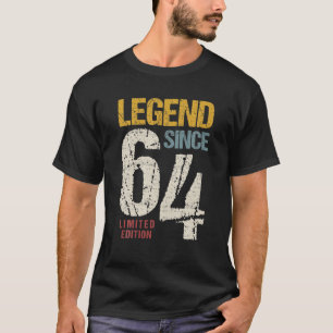 58 jaar oude Vintage 1964 58e verjaardag T-shirt