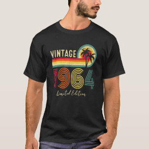 58 jaar oude Vintage 1964 58e verjaardag T-shirt