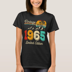 58 jaar oude Vintage 1965 58e verjaardag 1 T-shirt