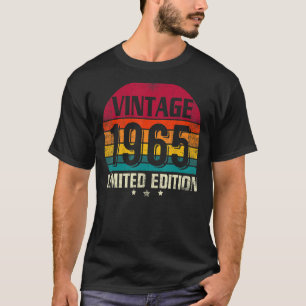 58 jaar oude Vintage 1965 58e verjaardag T-shirt