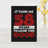 58-jarige dag bracht me er goed uit voor 58ste ver kaart (Gele Bloem)