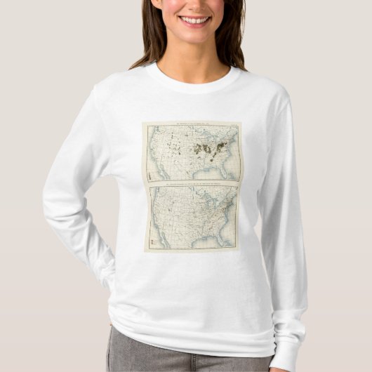 58 Steenkool 1890, ijzererts 1889 T-shirt (Voorkant)