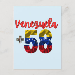 58 Venezuela Pride Authentieke Venezolaanse roots Briefkaart