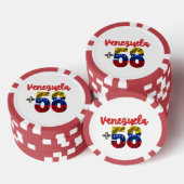 58 Venezuela Pride Authentieke Venezolaanse roots Poker Chips (Opstapeling)