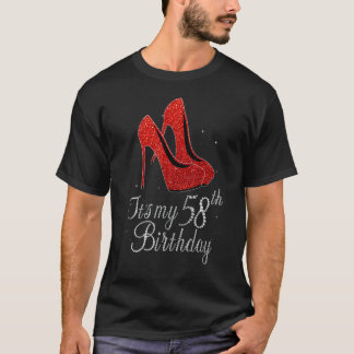 58 Years Old 1964 High Heels It's My 58th Birthday T-shirt